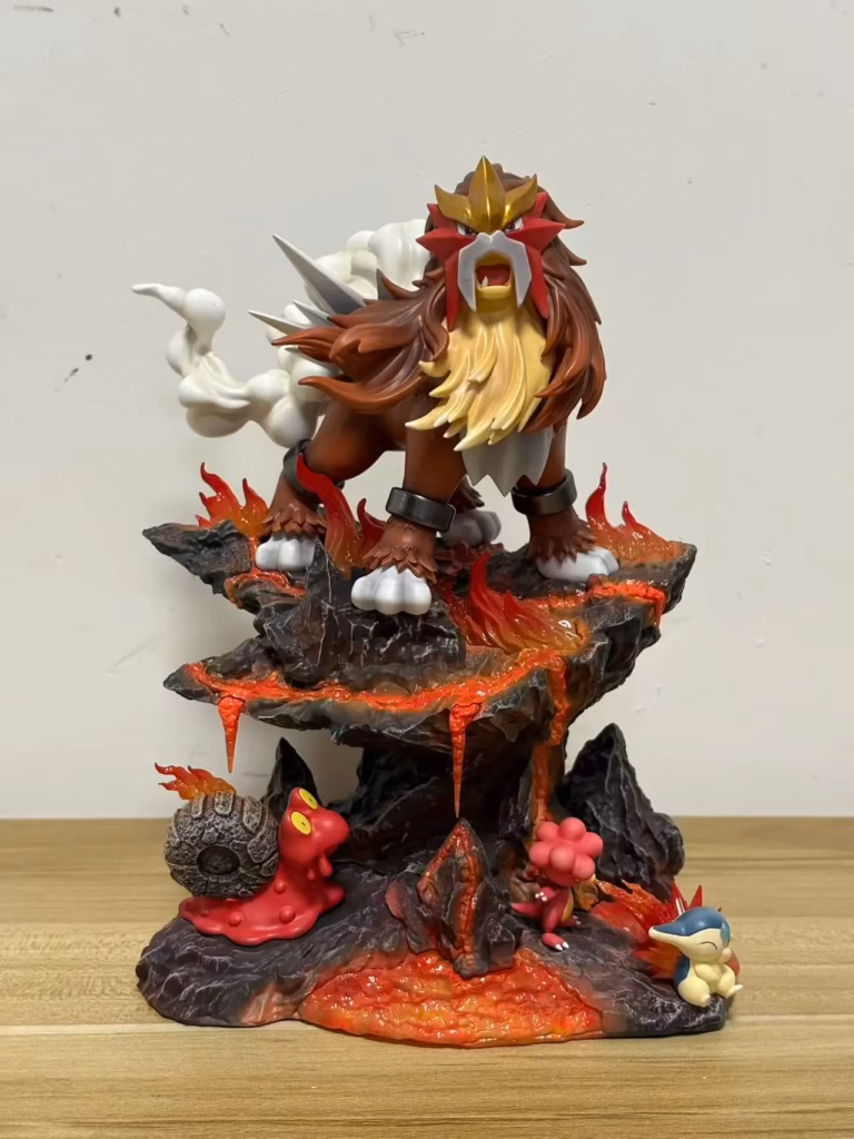 Pokemon Smile Studio Entei Resin Statue