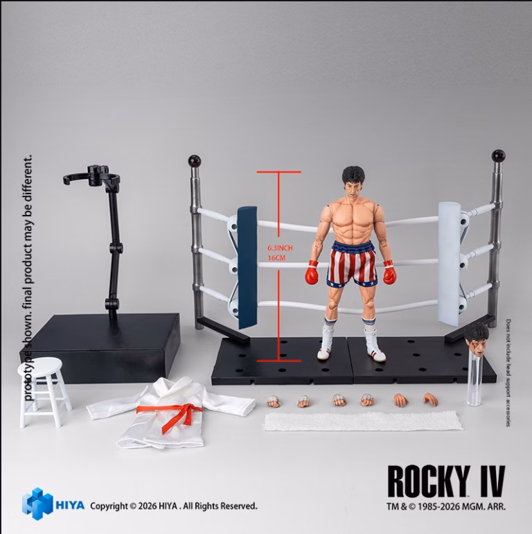 Rocky IV HIYA Toys Rocky Boxer Action Figure