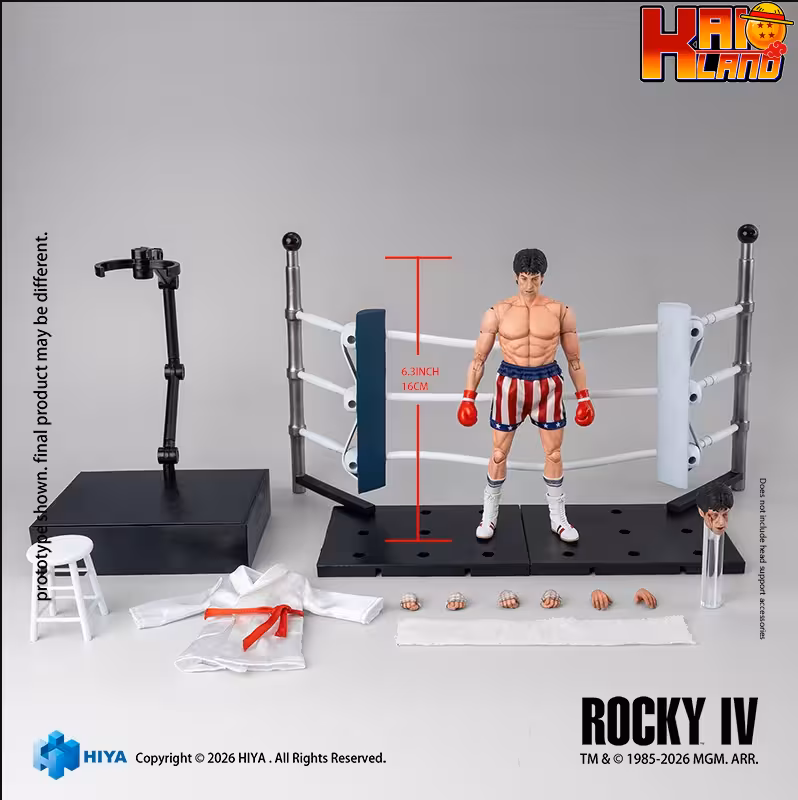 Rocky IV HIYA Toys Rocky Boxer Action Figure