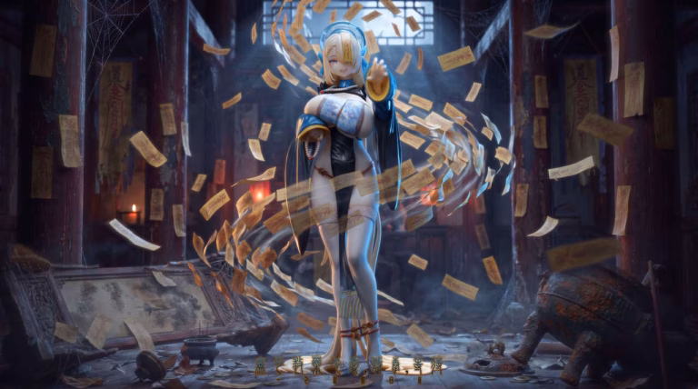 Sensei Studio Zombie Girl Resin Statue