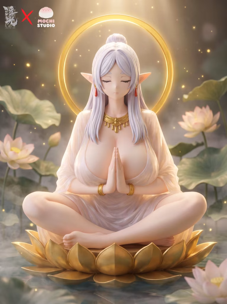 Soso no Frieren Floating Light × MOCHI Studio Frieren cos Guanyin Resin Statue