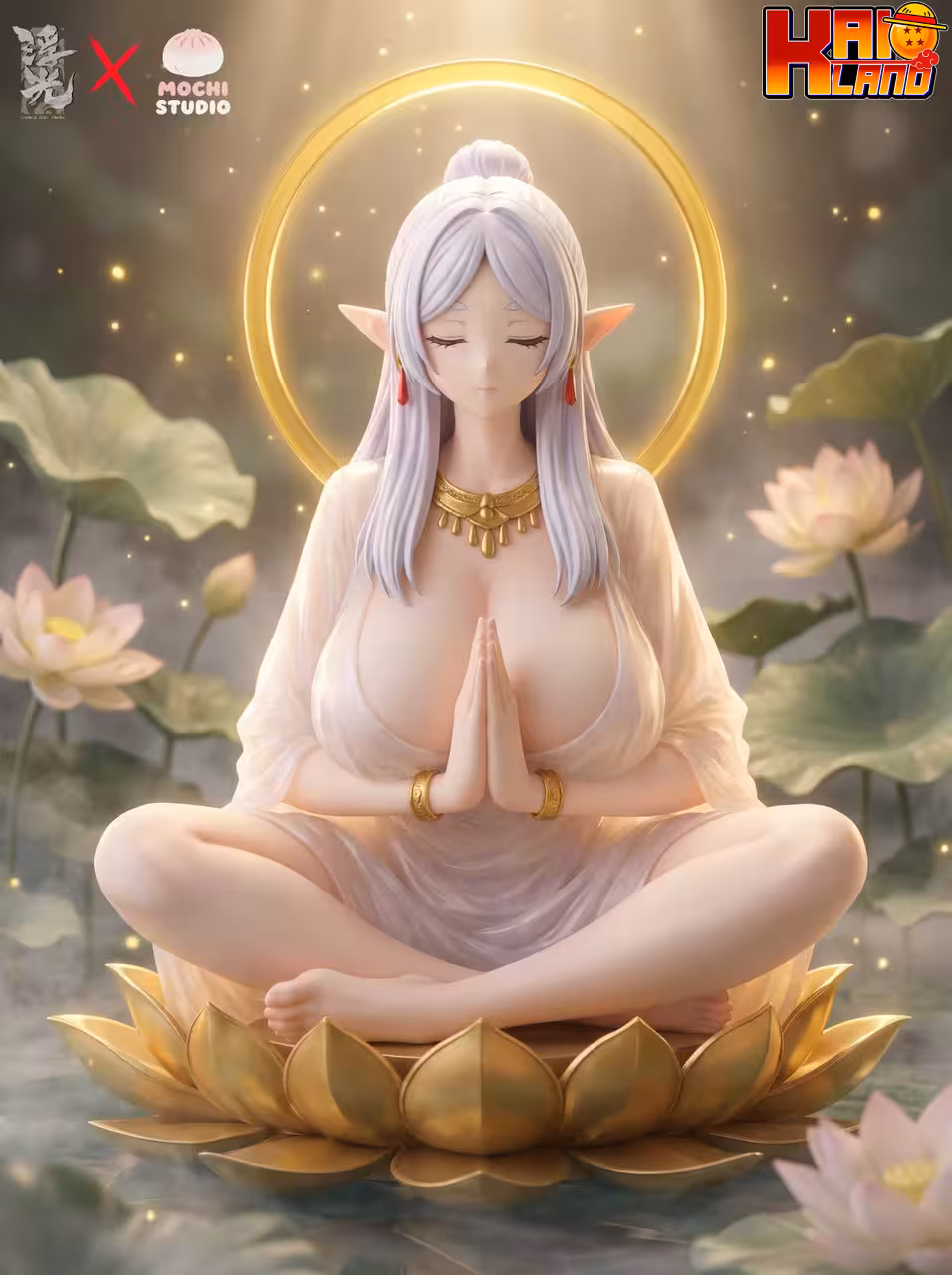 Soso no Frieren Floating Light × MOCHI Studio Frieren cos Guanyin Resin Statue