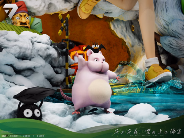 Spirited Away Seven Studio Return Above the Clouds Resin Statue 7