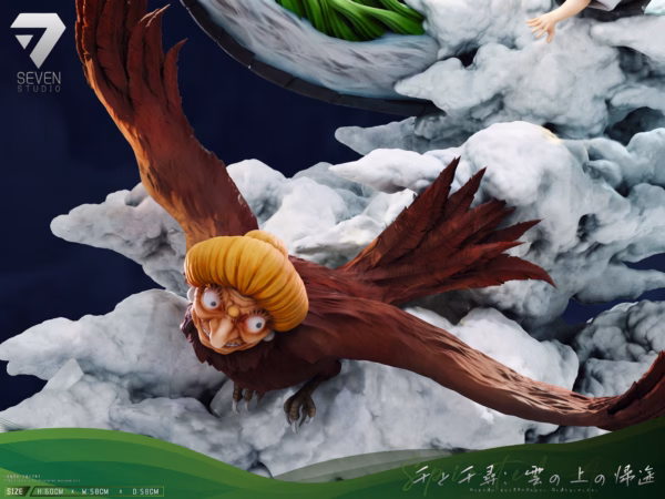Spirited Away Seven Studio Return Above the Clouds Resin Statue 9
