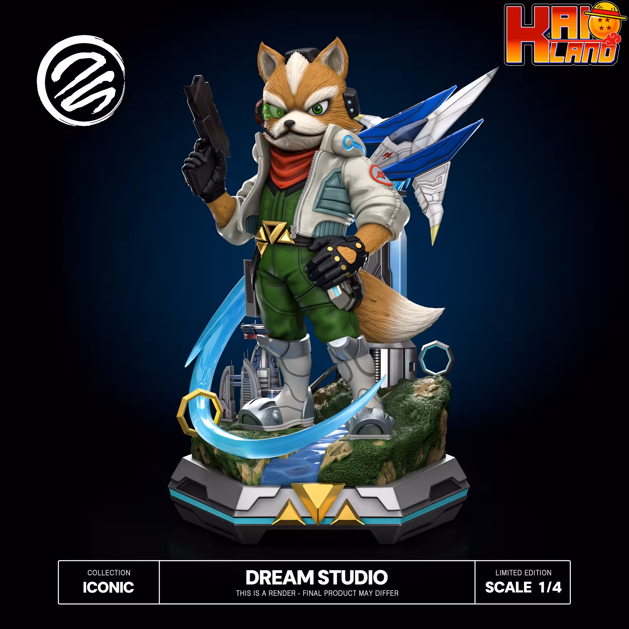 Star Fox Zero Dream Studio Fox McCloud Resin Statue