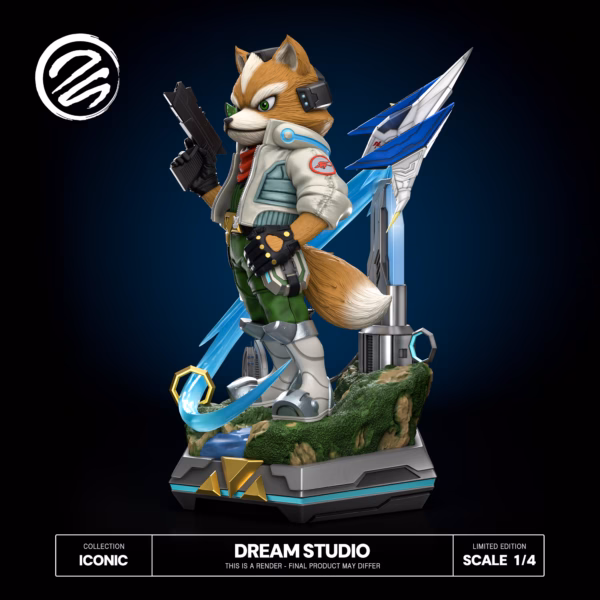 Star Fox Zero Dream Studio Fox McCloud Resin Statue 4