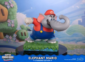 Super Mario Bros Wonder Bros First 4 Figures Studio Elephant Mario Resin Statue