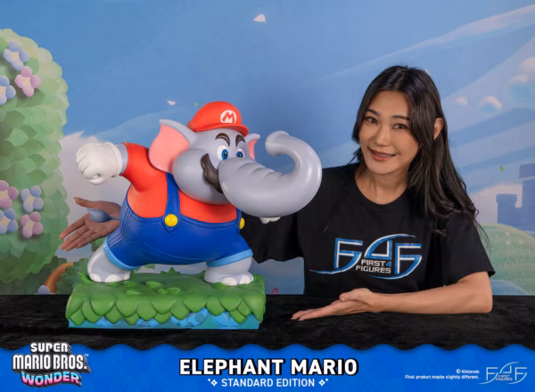 Super Mario Bros Wonder Bros First 4 Figures Studio Elephant Mario Resin Statue 3