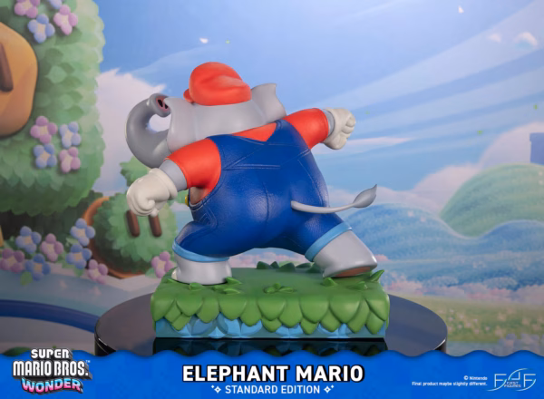 Super Mario Bros Wonder Bros First 4 Figures Studio Elephant Mario Resin Statue 5