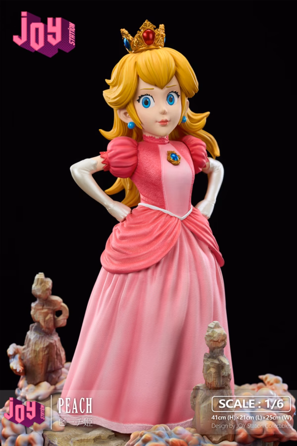 Super Mario Joy Station Princess Peach Resin Statue 5