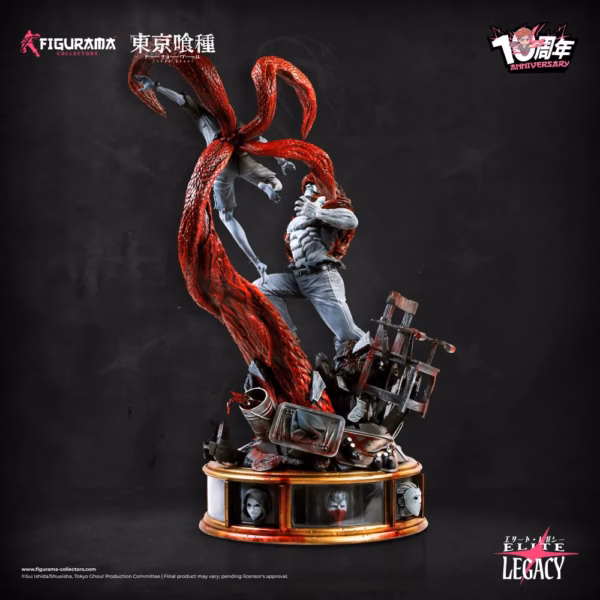 Tokyo Ghoul FiguramaKen Kaneki Vs Yamori 10th Anniversary Edition Licensed Resin Statue 2