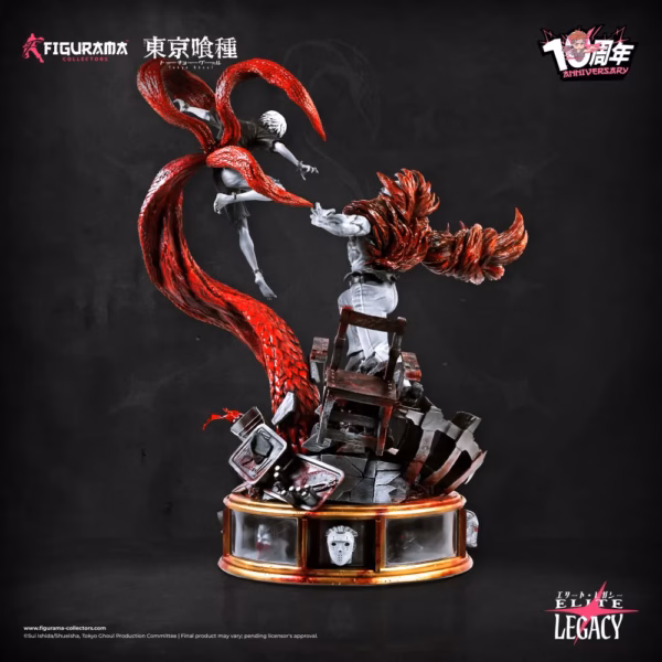 Tokyo Ghoul FiguramaKen Kaneki Vs Yamori 10th Anniversary Edition Licensed Resin Statue 3