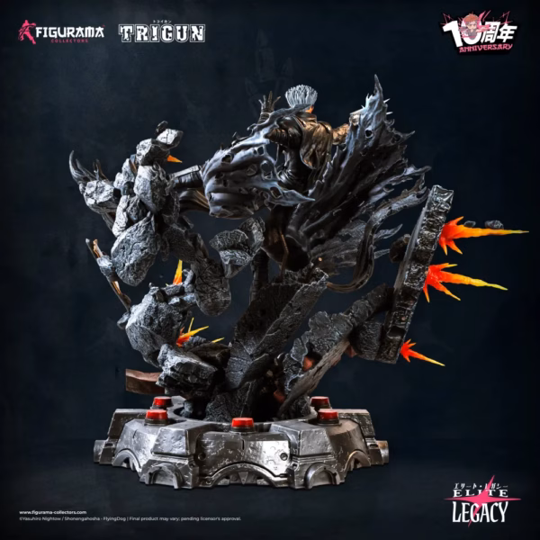 Trigun Figurama Vash the Stampede 10th Anniversary Edition Licensed Resin Statue 2