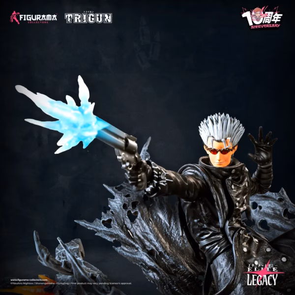 Trigun Figurama Vash the Stampede 10th Anniversary Edition Licensed Resin Statue 3