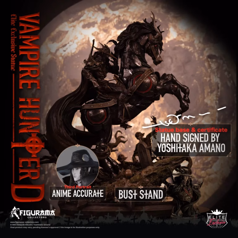 Vampire Hunter D Bloodlust Figurama Vampire Hunter D D Licensed Resin Statue