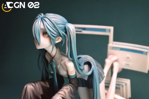 Vocaloid ACGN 02 Studio Ghost Hatsune Miku Resin Statue 5
