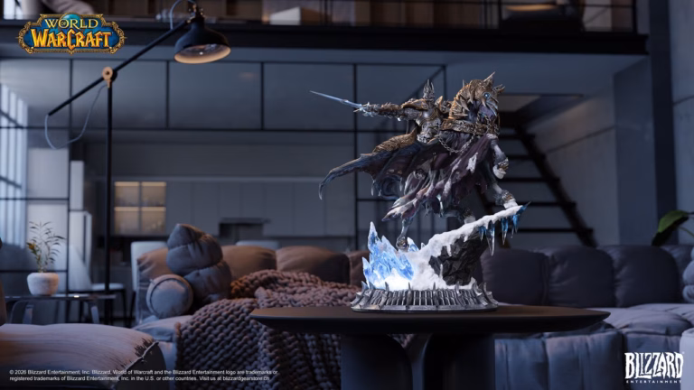 World of Warcraft Blizzard The Lich King Invincible Licensed Resin Statue