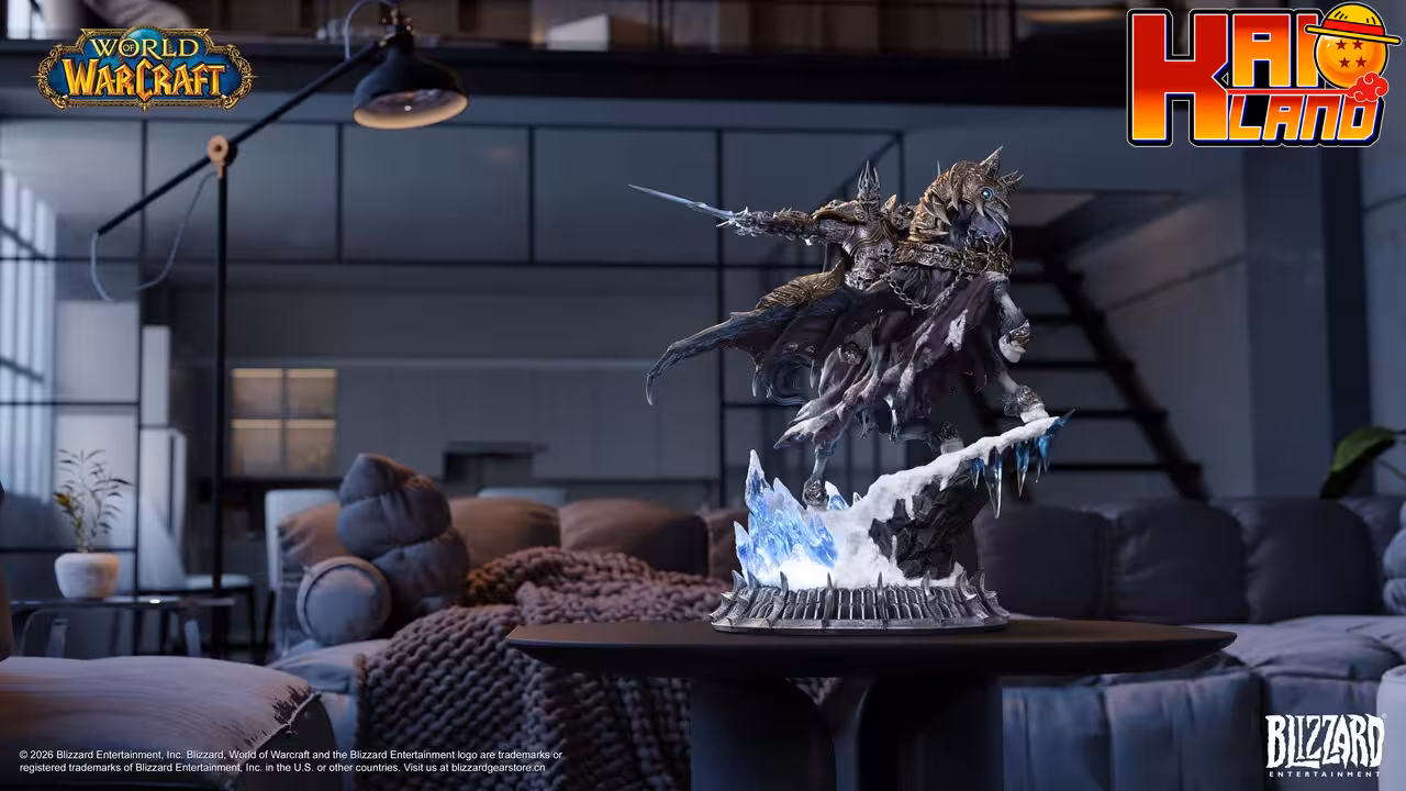 World of Warcraft Blizzard The Lich King Invincible Licensed Resin Statue