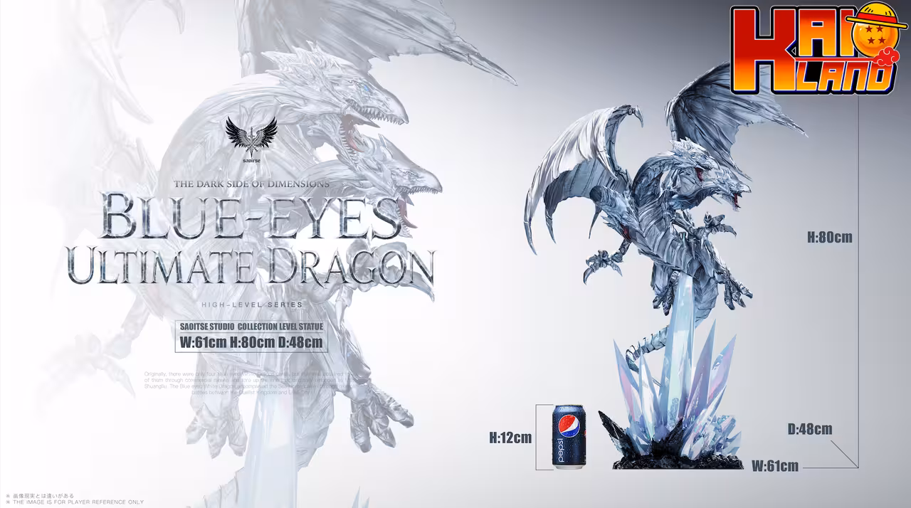 YuGiOh Saoirse Studio Blue Eyes Ultimate Dragon Resin Statue