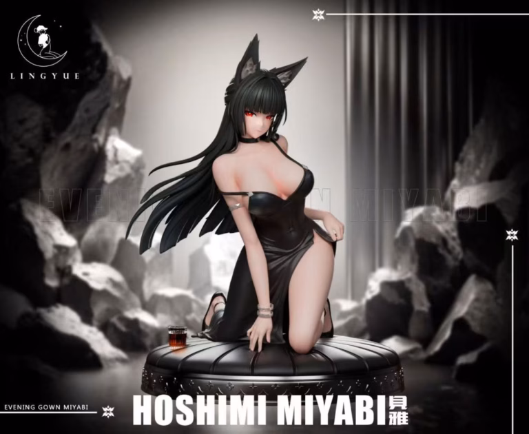 Zenless Zone Zero LingYue Studio Evening Gown Hoshimi Miyabi Resin Statue