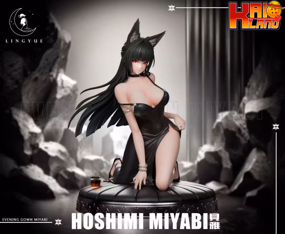 Zenless Zone Zero LingYue Studio Evening Gown Hoshimi Miyabi Resin Statue