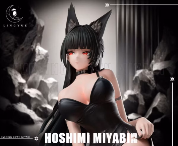 Zenless Zone Zero LingYue Studio Evening Gown Hoshimi Miyabi Resin Statue 3