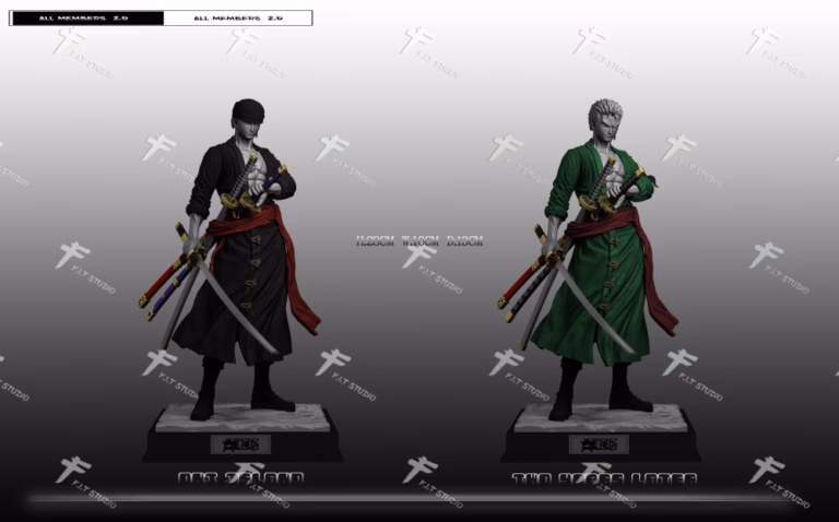 One Piece  FIT Studio Roronoa Zoro Resin Statue