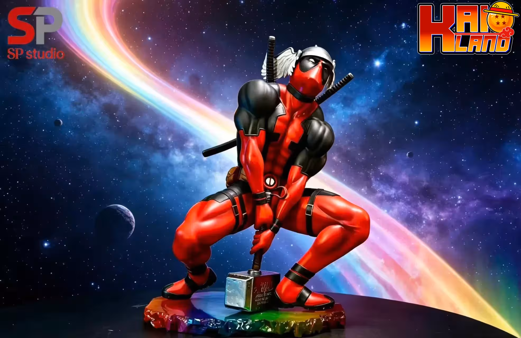 Marvel SP Studio Deadpool Cos Thor Resin Statue