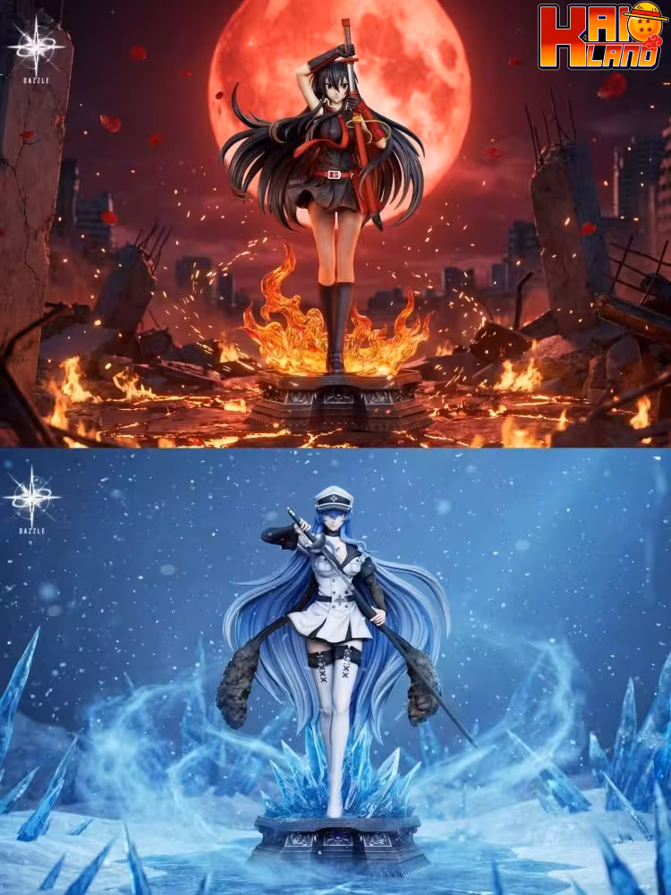 Akame ga Kill PG Studio × Dazzle Studio Esdeath  Akame Resin Statue