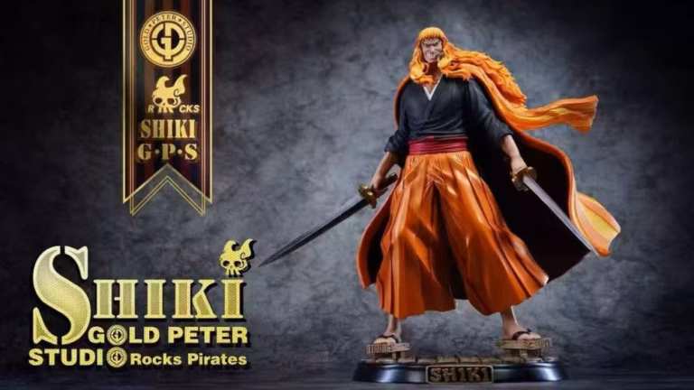 One Piece  Gold Peter Studio Rocks Pirates Shiki Resin Statue