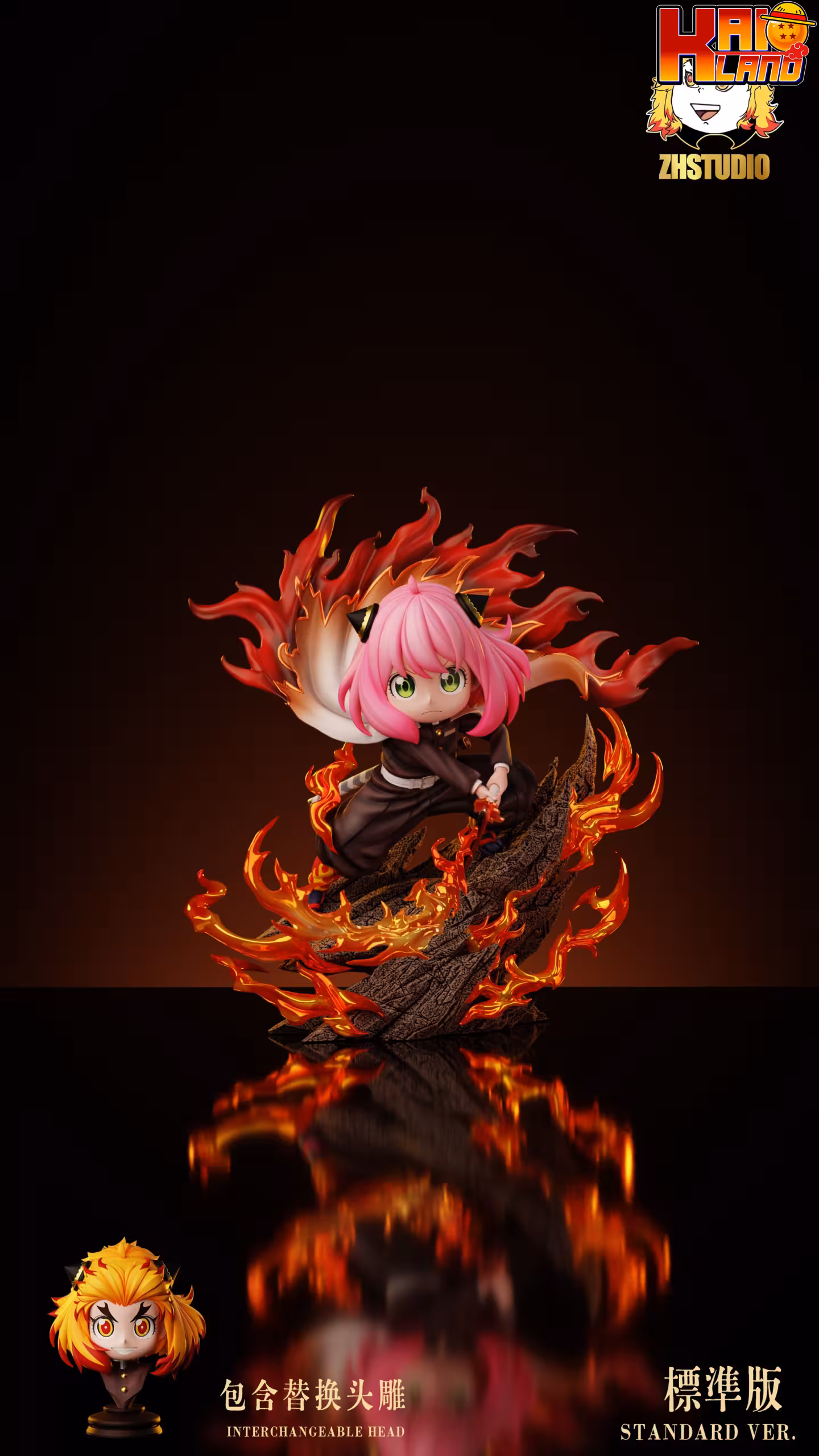 Spy×Family  ZH Studio Anya cos Rengoku Kyoujurou Resin Statue