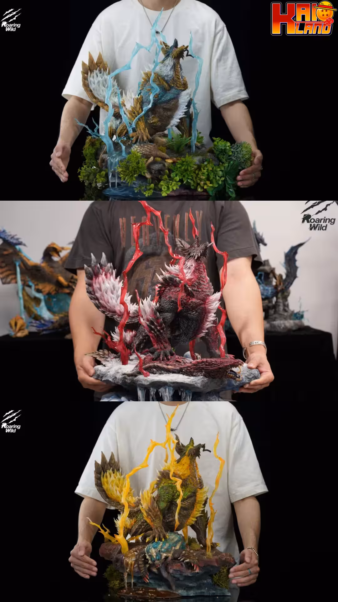 Monster Hunter Roaring Wild Studio Zinogre Resin Statue