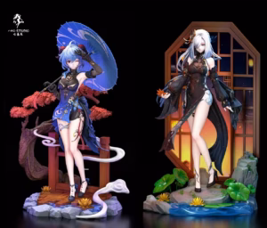 Genshin Impact Hakimi Studio Ganyu x  Shenhe Resin Statue