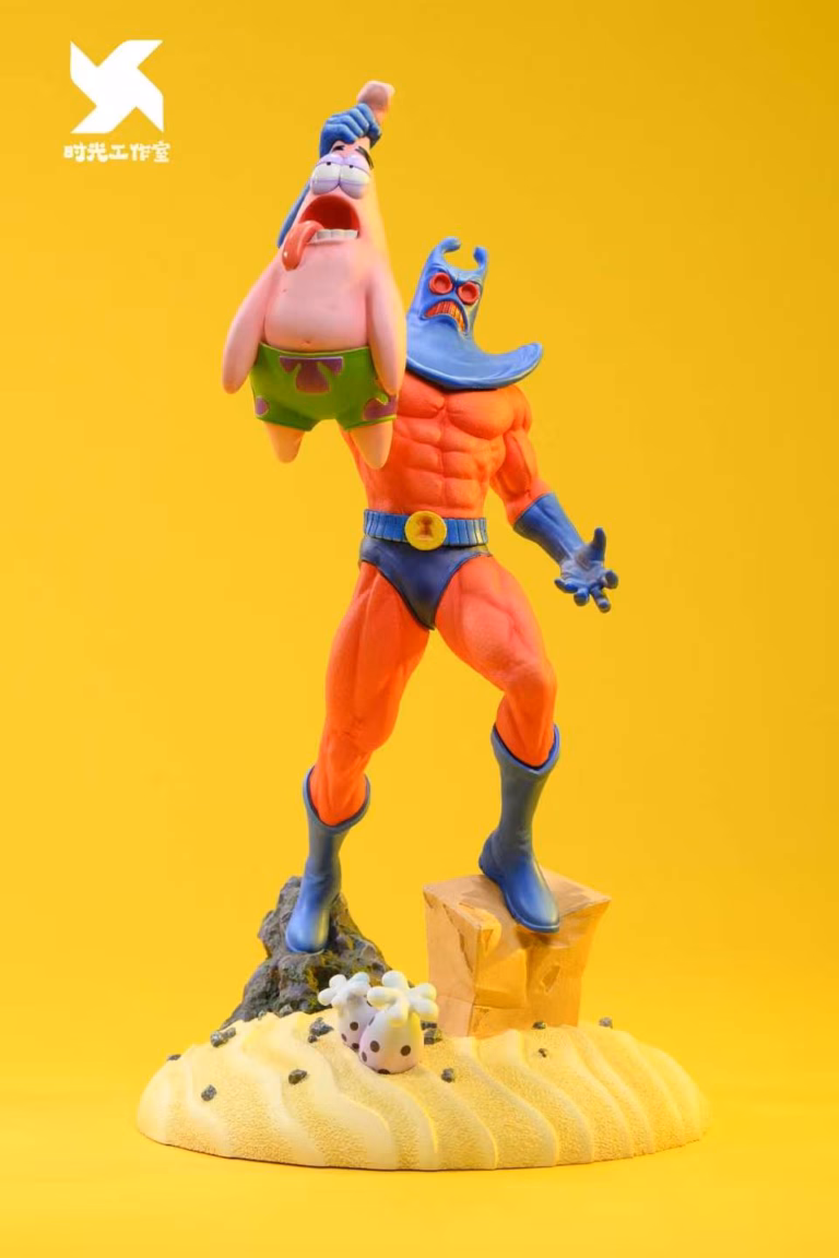 SpongeBob Time Studio Man Ray x Patrick Star Resin Statue
