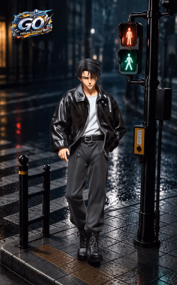 Attack On Titan GO FIGURE Studio Levi walking Resin Statue 4