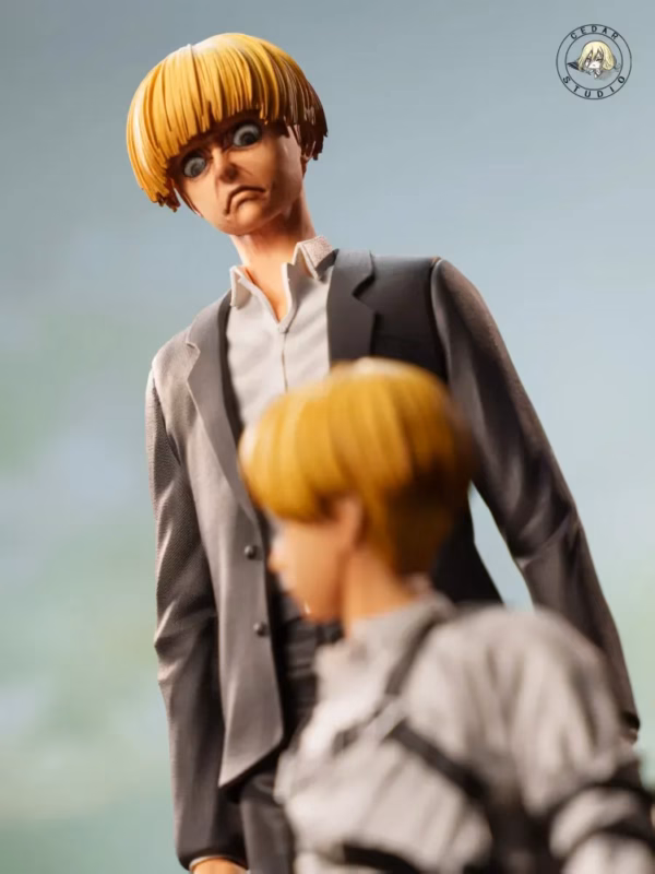 Attack on Tita Cedar Studio Yelena X Armin Resin Statue 3