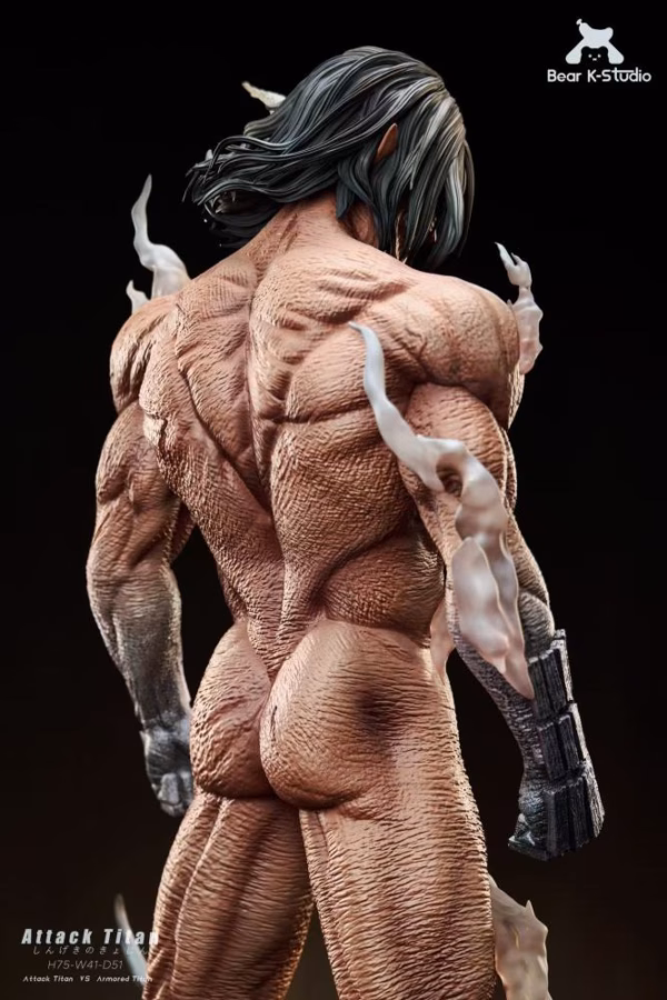Attack on Titan BK Studio Attack Titan Vs Armored Titan Statue 4