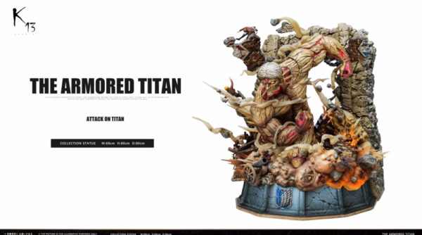 Attack on Titan K13 Studio Armored Titan Resin Statue 4