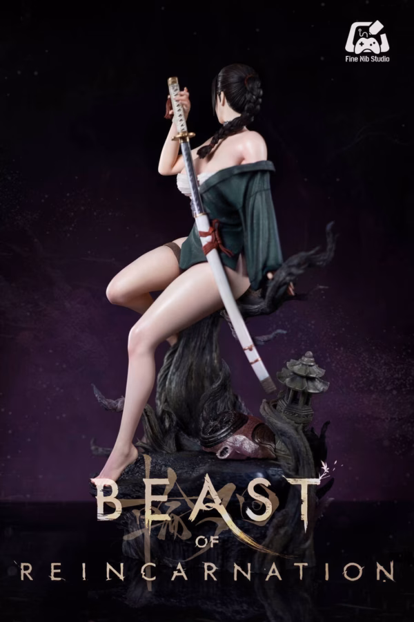 Beast of Reincarnation Fine Nib Studio Emma coser Resin Statue 3