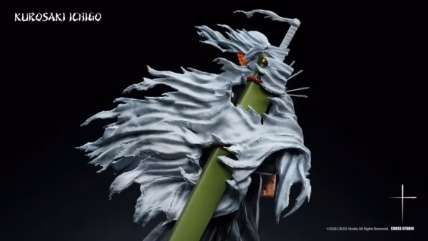 Bleach Cross Studio Ichigo Kurosaki Resin Statue 6