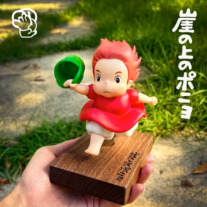 Ponyo on the Cliff Mengwanwu Studio Running Ponyo Resin Statue