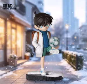 Detective Conan Maoni Studio Conan Football Resin Statue