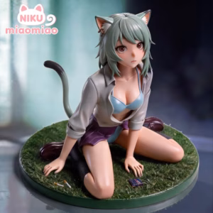 Chainsmoker Cat NIKU Studio Yaniko Satou Resin Statue