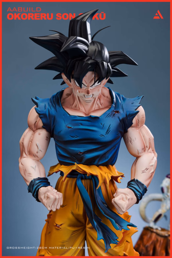 Dragon Ball AAbuild Studio Okoreru Son Goku Resin Statue 2