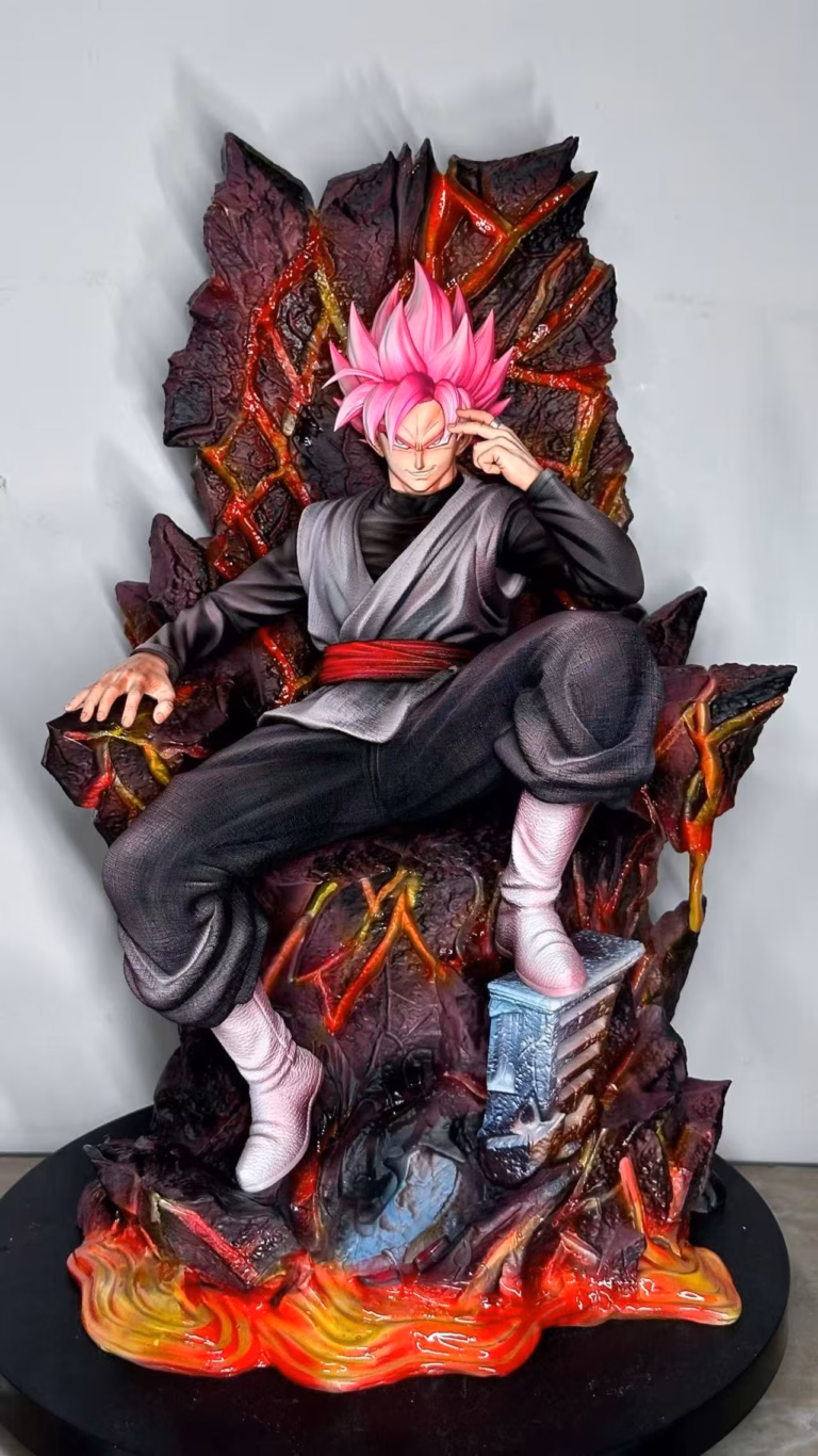 Dragon Ball JW Studio Goku SSJ Rose Resin Statue