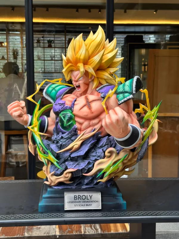Dragon Ball Jin Shen Studio Broly Legendary Devastation Bust Resin Statue 2