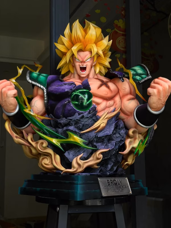 Dragon Ball Jin Shen Studio Broly Legendary Devastation Bust Resin Statue 3