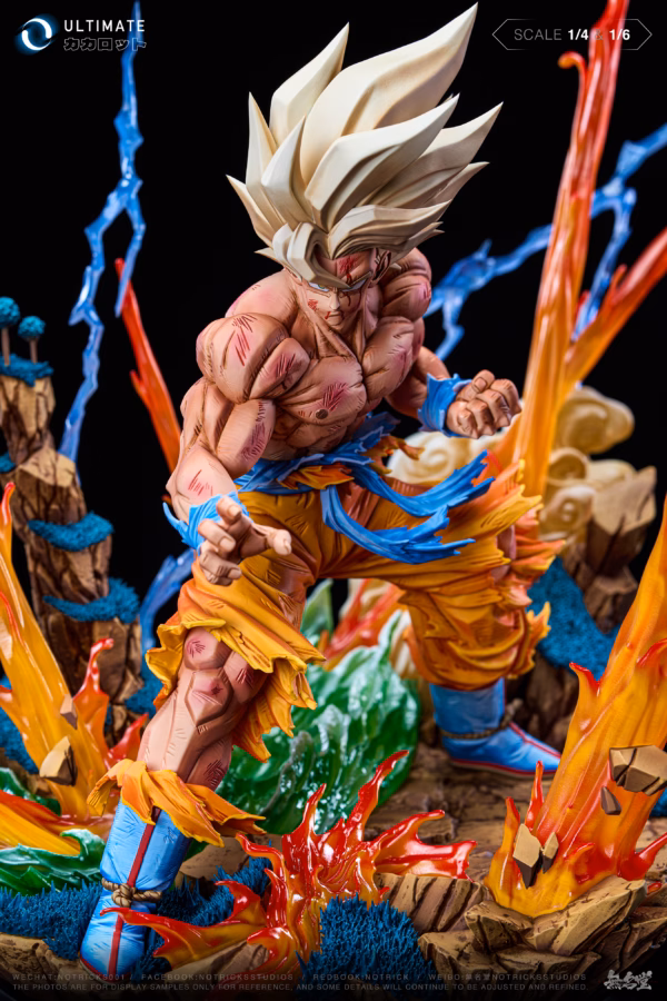 Dragon Ball Notricks Studio Namek Super Saiyan Goku Resin Statue 3