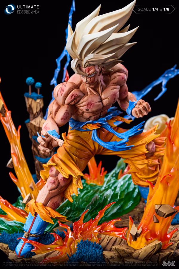 Dragon Ball Notricks Studio Namek Super Saiyan Goku Resin Statue 4