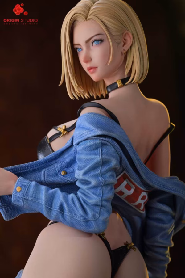 Dragon Ball Origin Studio Android 18 C18 Resin Statue 5